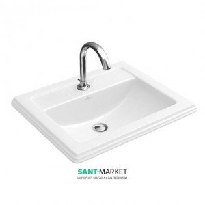 Раковина для ванной встраиваемая Villeroy&Boch коллекция Hommage белая 710263R1