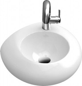 Раковина для ванної накладна Villeroy & Boch колекція Pure Stone біла 537041R1