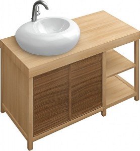 Тумба под раковину Villeroy&Boch Pure Stone напольная 120х65х70 дуб 95721000