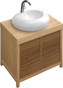 Тумба под раковину Villeroy&Boch Pure Stone напольная 80х65х70 дуб 95720000