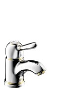 Смеситель для раковины однорычажный Hansgrohe коллекция Axor Carlton хром/золото 17010000