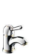 Змішувач для раковини одноважільний Hansgrohe колекція Axor Carlton хром / золото 17010000