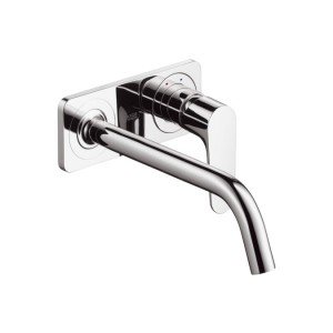 Смеситель для раковины однорычажный настенный скрытый Hansgrohe Axor Citterio M хром 34115000