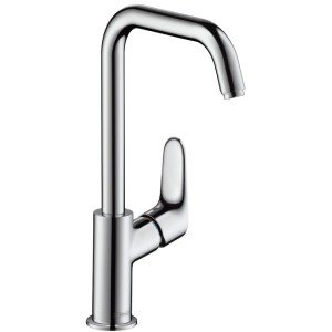 Смеситель для раковины однорычажный с донным клапаном высокий Hansgrohe Focus хром 31519000