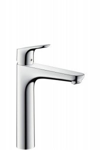 Змішувач для раковини одноважеля високий Hansgrohe Focus з донним клапаном хром 31608000