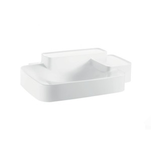 Раковина для ванної підвісна з двома полками Hansgrohe колекція Axor Bouroullec біла 19942000