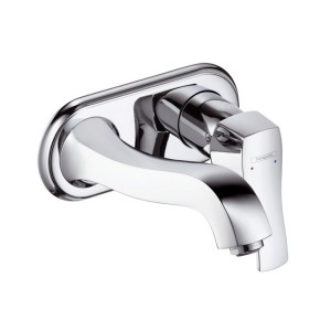 Змішувач для раковини одноважеля настінний прихований Hansgrohe Metris Classic хром 31003000