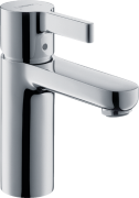 Смеситель для раковины однорычажный с донным клапаном Hansgrohe коллекция Metris S хром 31060000