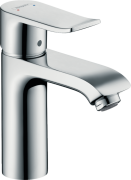 Змішувач для раковини одноважеля з донним клапаном Hansgrohe колекція Metris хром 31080000