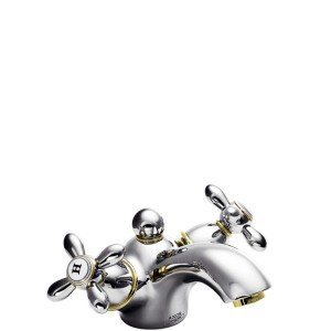 Змішувач для раковини двухвентильний з донним клапаном Hansgrohe Axor Carlton хром 17032000