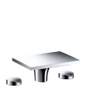 Смеситель для раковины двухвентильный каскадный Hansgrohe коллекция Axor Massaud хром 18013000