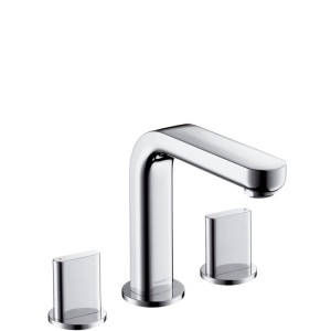 Смеситель для раковины двувентильный скрытый Hansgrohe коллекция Metropol S хром 14063000