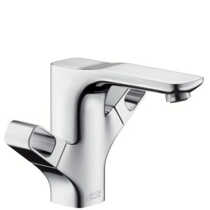Смеситель для раковины двухвентильный с донным клапаном Hansgrohe Axor Urquiola хром 11024000