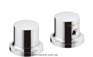 Смеситель с термостатом двухвентильный на борт ванны Hansgrohe коллекция Axor Massaud хром 18480000