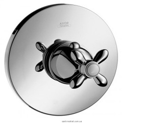 Смеситель для душа (встраиваемый) с термостатом Hansgrohe коллекция Axor Carlton хром 17715000