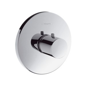 Смеситель для душа встраиваемый с термостатом Hansgrohe коллекция Ecostat S хром 15711000