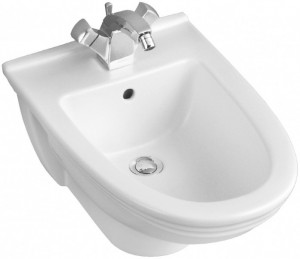 Біде підвісне Villeroy & Boch колекція Century 56х36х40 з переливом 74530001
