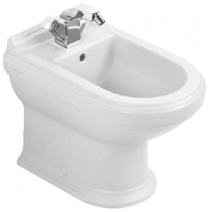 Біде підлогове Villeroy & Boch колекція Hommage 58х37х41 з переливом 744200R1