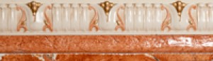 Ceramica De LUX Плитка BXL-2195A MARMI ROJO-MARFIL 102806