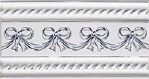 Vives Плитка India LIST SALEM AZUL фриз 118420