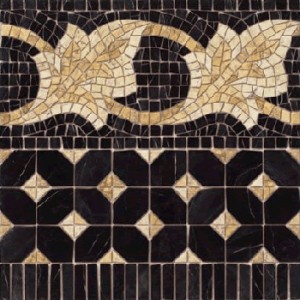 Vives Плитка Iliada CEN MIDAS-PR NEGRO декор 89113