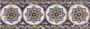 Vives Плитка ALCANTARA TIRA VERIN фриз 113464