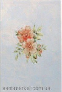 Березакераміка Плитка Нарцис БЕЖ-ЗЕЛЕНИЙ (БЕР) декор 138002