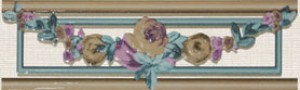 Azahar Плитка Sottile LIST DOLCE фриз 128308