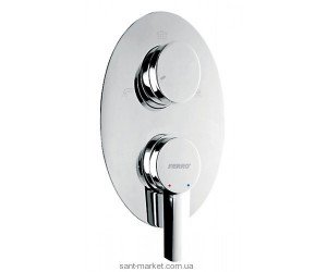 Змішувач прихований (вбудований) Ferro колекція Monza хром BMO7P
