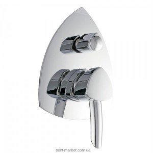 Змішувач прихований (вбудований) Ferro колекція Modena хром BTM7P