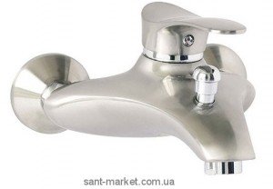 Змішувач одинважільний для ванни з коротким виливом Ferro колекція Padwa сатин BTP1PVD