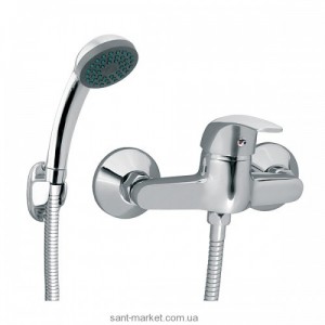 Змішувач для душу настінний змішувач Ferro колекція Vasto з душовим набором хром BVA77