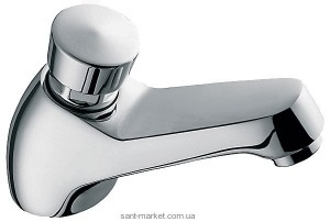 Змішувач для раковини порційний кнопковий Ferro колекція Press хром Z200