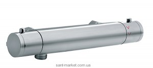 Смеситель для душа настенный двухвентильный с термостатом Ferro коллекция Varese хром TAM7