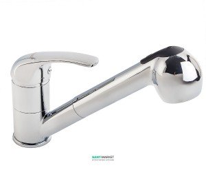 Смеситель для кухни с выдвижной лейкой Ferro Vasto однорычажный BVA8