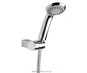 Душовий гарнітур з настінним тримачем Ferro колекція Sole хром U300