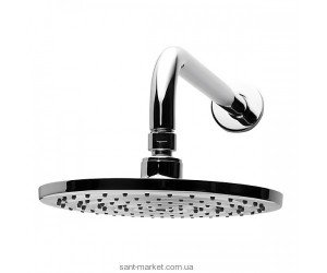 Верхній душ з тропічним душем Ferro колекція Rotondo хром NPT01