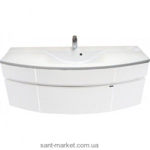 Тумба під раковину Gorenje Oasis підвісна 140х49.5х50 білий / антрацит 790182