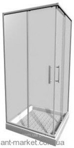 Душевая кабина Jika Lyra Plus White 80х80х190 без поддона H2513810006651