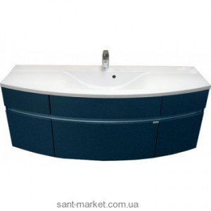 Тумба под раковину Gorenje Oasis подвесная 140х49.5х50 антрацит 790181