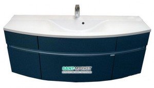 Тумба под раковину Gorenje Oasis подвесная под 2 раковины 140х49 5х50 антрацит 790361