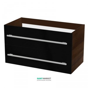 Тумба під раковину Gorenje Avon F 90.13 підвісна 90х45х50 чорний глянець 786115