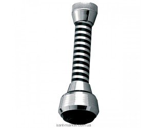 Ferro Регулятор струи  2-функционный короткий черный/хром P13