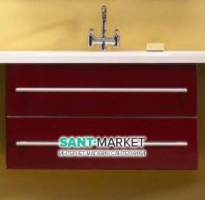 Тумба під раковину Gorenje Avon F 90.13 підвісна 90х45х50 бордо 786106