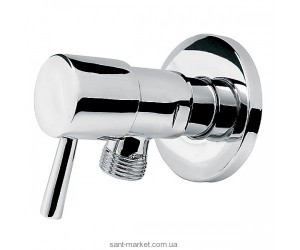 Ferro Угловой кран Rotondo G1/2x1/2  розетка Z296