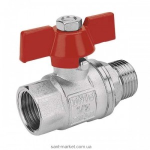Ferro Кульовий кран з метеликом 3/4 