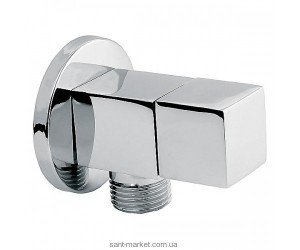 Ferro Угловой кран Quadro G1/2x3/8  розетка Z293