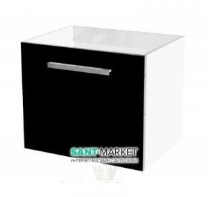 Тумба под раковину Gorenje Alano F 60.87 подвесная 60х45 5х50 черный глянец 792758