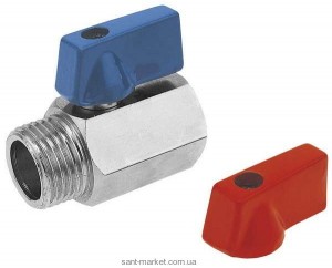 Ferro Шаровой кран для воды мини  1/2m KR1