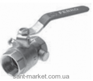 Ferro Кульовий кран для води з воздухоотводящие клапаном і пробкою 5/4 